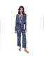 Navy Printed Jumpsuit