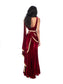 Maroon Saree