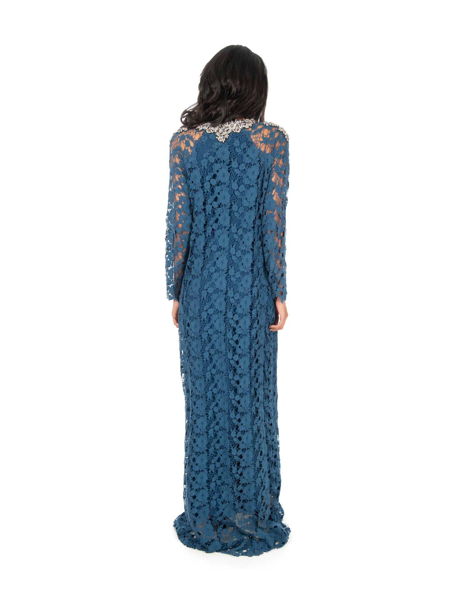 Blue Lace Kaftan