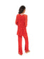 Red Lace Kurti & Pant Set