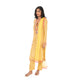 Yellow Printed Long Kurta & Pant Set