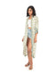 Palm Tree Printed Robe