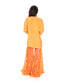 Orange Lace Sharara Set