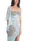 Shell Kaftan Gown