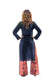 Navy Jewelled Kurta