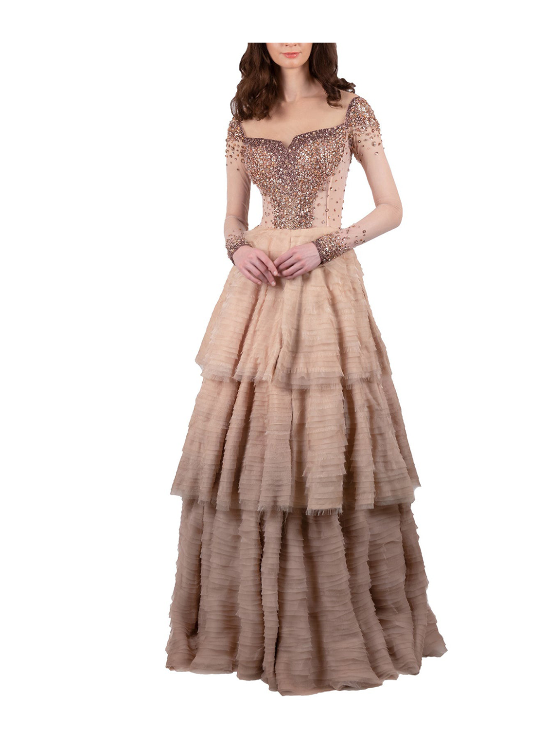 Crystal Mink Gown
