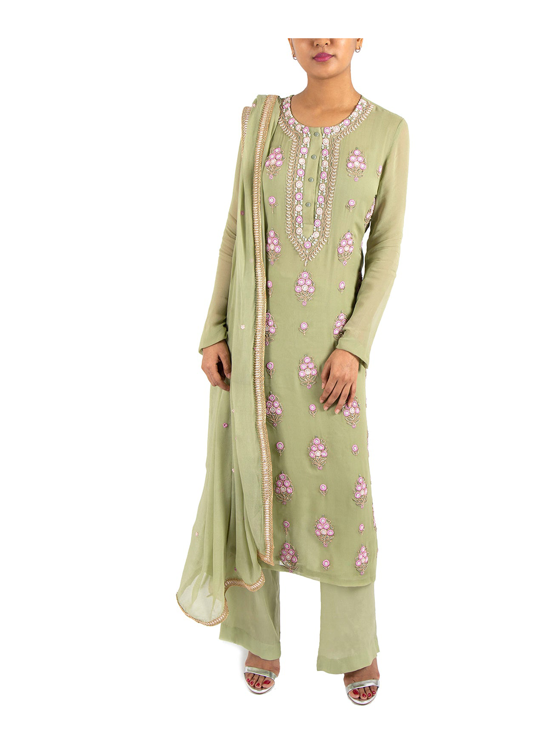 Flower Bouquet Kurta Set