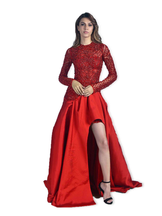 Vermillion Gown